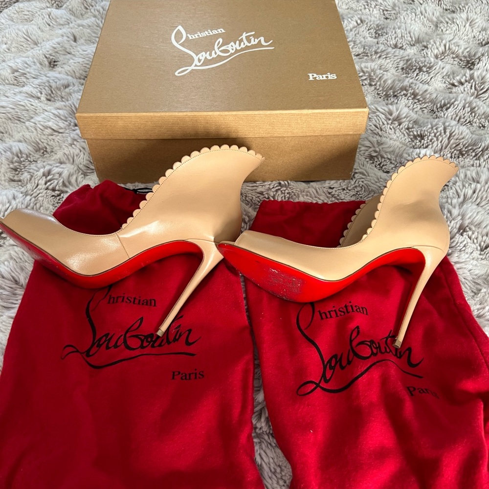 Christian Louboutin, size 39 Women’s designer shoe, gently used